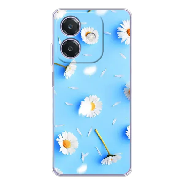 Чехол с рисунком «ромашки на голубом» для OPPO A3