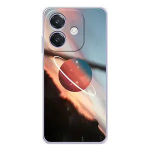 Чохол (ТПУ) з планетами на OPPO A3 (Сатурн)