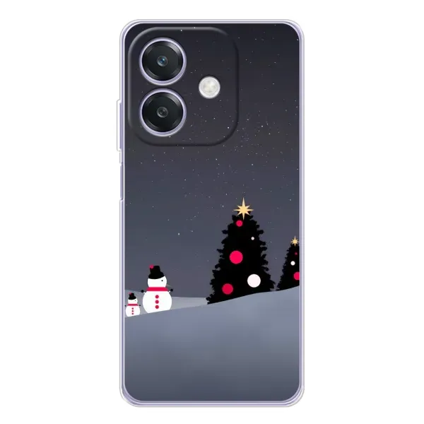 Чехол с рисунком «Снеговички» для OPPO A3