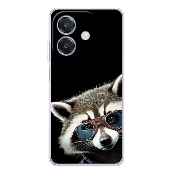 Чехол с рисунком «Стильный Енот» для OPPO A3 Чехол с рисунком «Стильный Енот» для OPPO A3