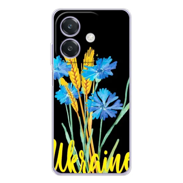 Чехол с рисунком «Ukraine в цветочках» для OPPO A3 Чехол с рисунком «Ukraine в цветочках» для OPPO A3