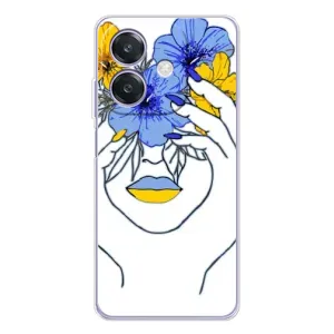 Чехол на OPPO A3 Украинский дизайн (Украинка на всю голову)