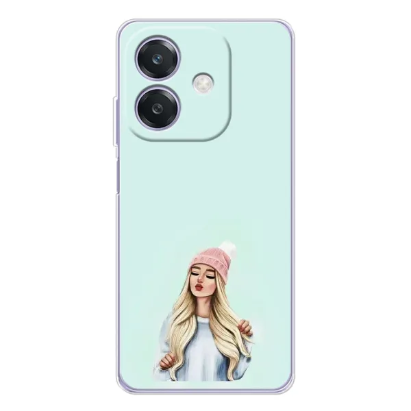 Чехол с рисунком «В шапке» для OPPO A3 Чехол с рисунком «В шапке» для OPPO A3
