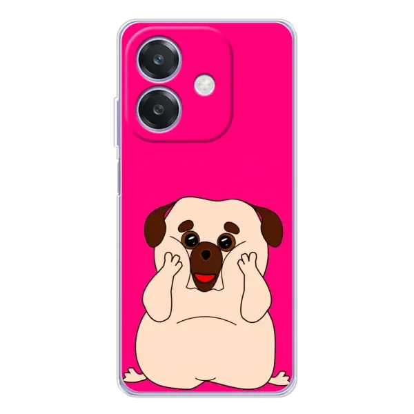 Чехол с рисунком «Веселый Мопсик» для OPPO A3 Чехол с рисунком «Веселый Мопсик» для OPPO A3