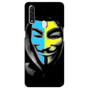 Чехол с Украинской символикой на Оппо А31 (Анонимус патриот)