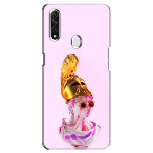 Чехол с Прикольным принтом на Oppo A31 (АРТ Статуя)