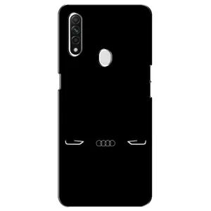 Силіконовий бампер з картинкою машини на Oppo A31 (Сілует Audi)