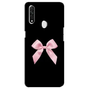 Чехол банты для Oppo A31 (Бант на черном)