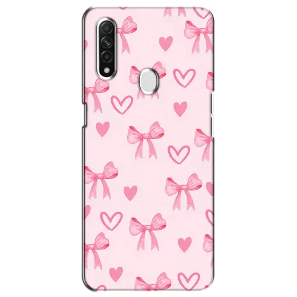 Чехол с рисунком «Бантики и сердечки» для OPPO A31 Чехол с рисунком «Бантики и сердечки» для OPPO A31