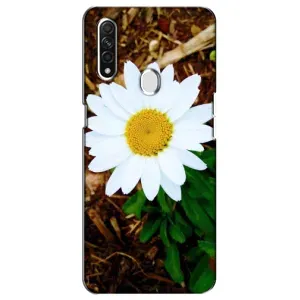 Чохол з ромашками на Oppo A31 (Біла ромашка)