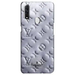Текстурний Чохол Louis Vuitton для Оппо А31 (Білий ЛВ)