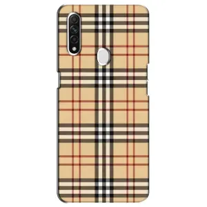 Чехол с рисунком «Burberry стиль» для OPPO A31