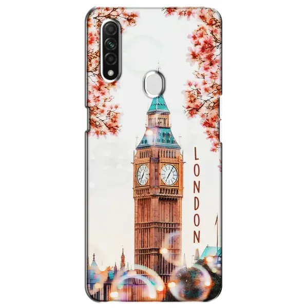 Чехол с рисунком «Часы Лондон» для OPPO A31