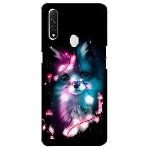 Чехол с Лисичкой для Oppo A31 (Черная Лиса)
