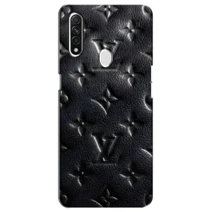 Текстурний Чохол Louis Vuitton для Оппо А31 (Чорний ЛВ)