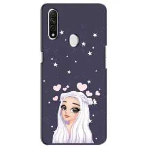 Чохол Стильні дівчата на Oppo A31 (Дівчина та серця)