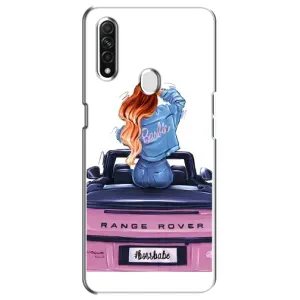 Силіконовый Чохол на Oppo A31 з картинкой Модных девушек (Дівчина на машині)