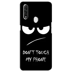 Чехол с прикольным текстом на Oppo A31 (Dont)