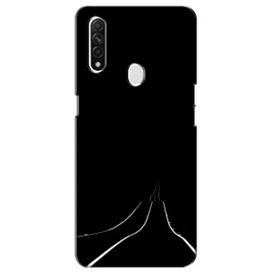 Чохол з картинками на чорному фоні для Oppo A31 (Дорога)
