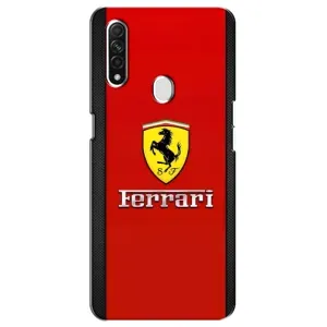 Силіконовий бампер з картинкою машини на Oppo A31 (Ferrari Logo)
