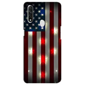 Чехол Флаг USA для Oppo A31 (Флаг США 2)