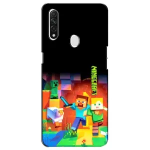 Чохли для Oppo A31 (Персонажі МайнКрафт) (Герой Майнкрафт)