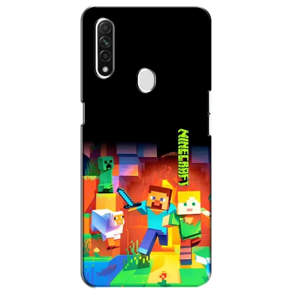 Чехол с рисунком «Герой Майнкрафт» для OPPO A31 Чехол с рисунком «Герой Майнкрафт» для OPPO A31