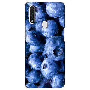 Чехол с изображением вкусной еды для Oppo A31 (Голубика)