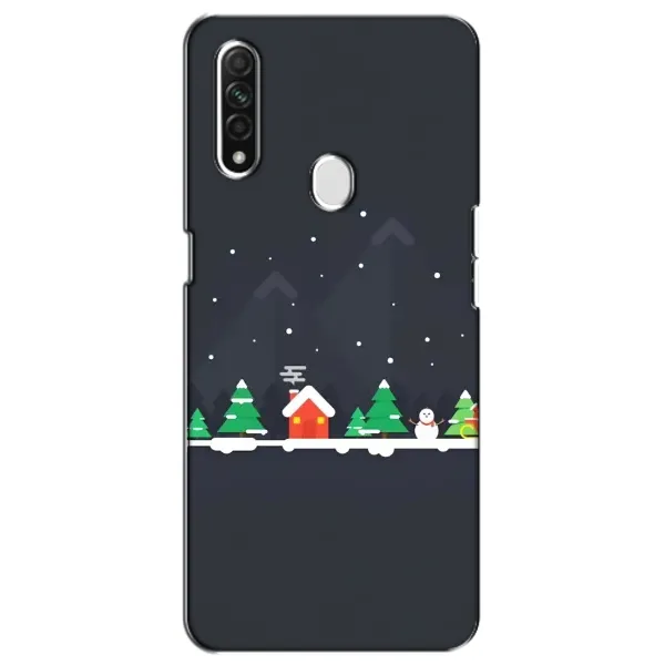 Чехол с рисунком «Город зимний» для OPPO A31 Чехол с рисунком «Город зимний» для OPPO A31