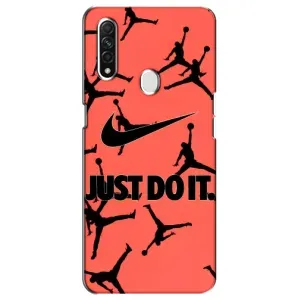 Силіконовый Чохол Nike Air Jordan на Оппо А31 (Just Do It)
