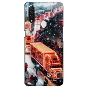 Чехлы на Новый Год Oppo A31 (Кока Кола)