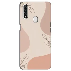 Чохол квітковий дизайн для Oppo A31 (Кориневий фон)