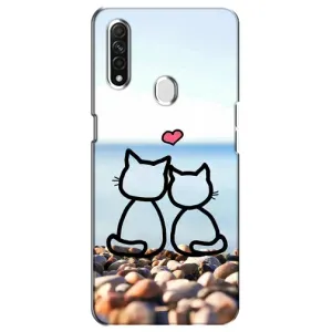 Силіконові Чохли Коханій людині для Oppo A31 (Котейки)