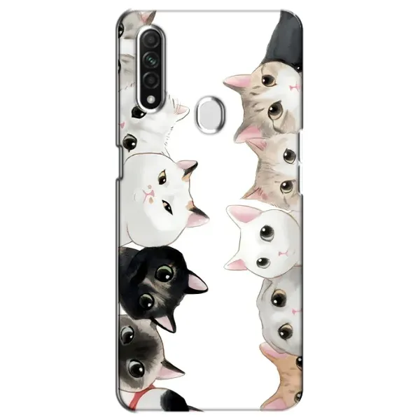 Чехол с рисунком «Коты» для OPPO A31