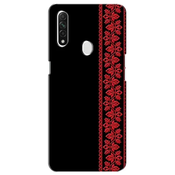 Чехол с рисунком «Красная Вышиванка» для OPPO A31 Чехол с рисунком «Красная Вышиванка» для OPPO A31