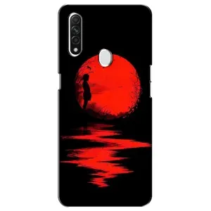 Летний Чехол на Oppo A31 (Красный Закат)