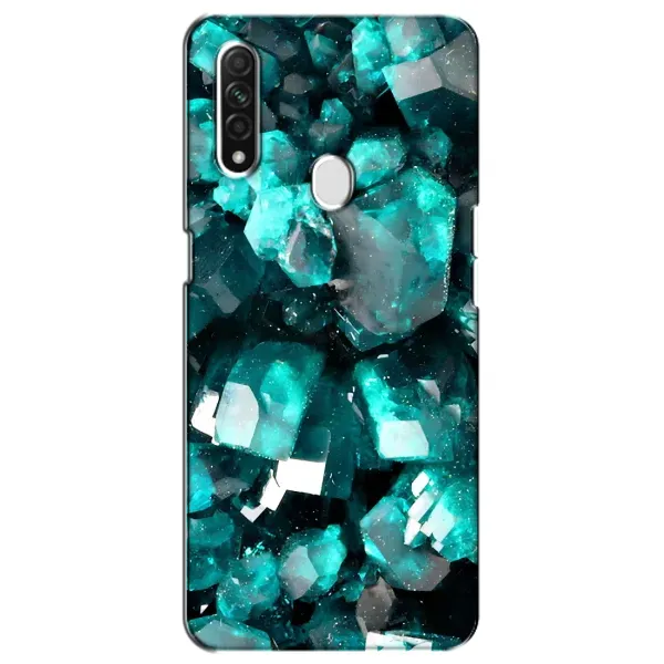 Чехол с рисунком «Кристалы» для OPPO A31