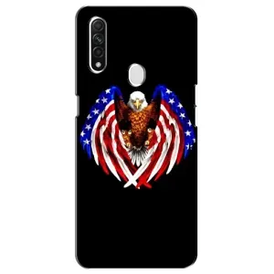 Чехол Флаг USA для Oppo A31 (Крылья США)