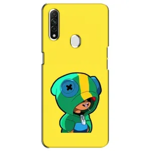 Чехол Бравл Старс для Oppo A31 (Леон (LEON))