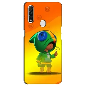Чехол Бравл Старс для Oppo A31 (LEON в кофте)