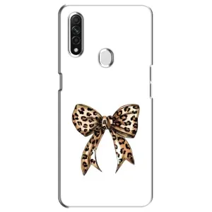 Чехол банты для Oppo A31 (Леопардовый принт)