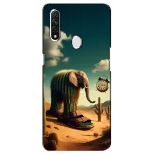 Чехол с мемами тралалело тралала для Oppo A31 (Лирили ларила)