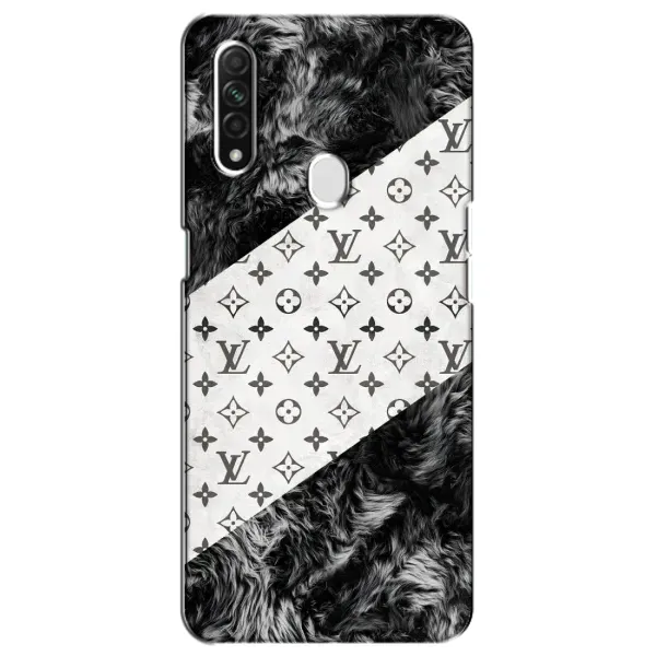 Чехол с рисунком «LV на белом» для OPPO A31