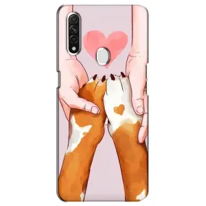 Чехол (ТПУ) Милые собачки для Oppo A31 (Любовь к собакам)