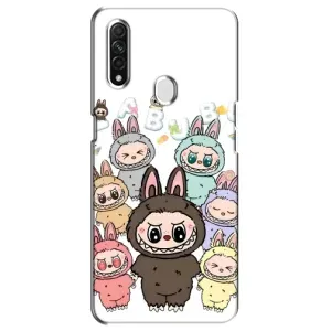 Чохол з принтом Лабубу для Oppo A31 (Маленькі Лабубу)