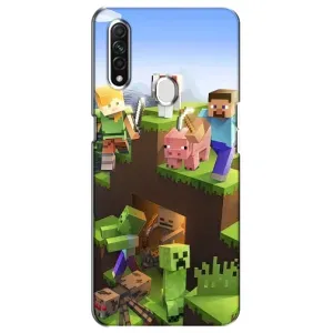 Чохли для Oppo A31 (Персонажі МайнКрафт) (Майн-крафт)