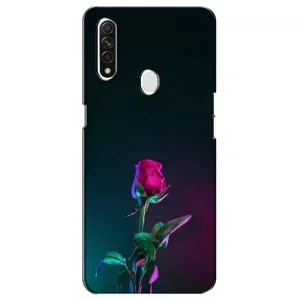 Чохли з принтом Троянд для Oppo A31 (Нічна троянда)