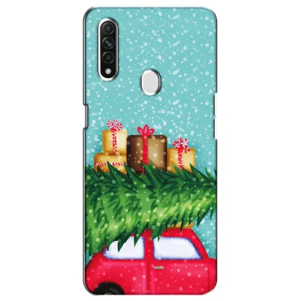 Чехол с рисунком «Новогодние подарки» для OPPO A31