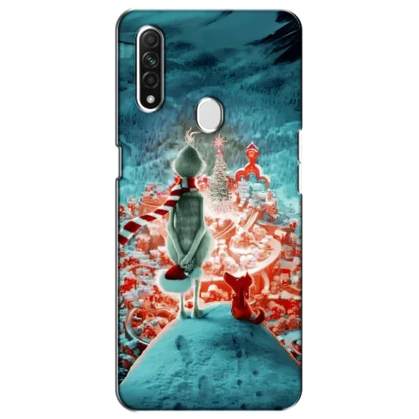 Чехол с рисунком «Новогодний Гринч» для OPPO A31 Чехол с рисунком «Новогодний Гринч» для OPPO A31