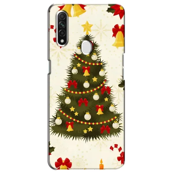 Чехол с рисунком «Новогодний принт» для OPPO A31